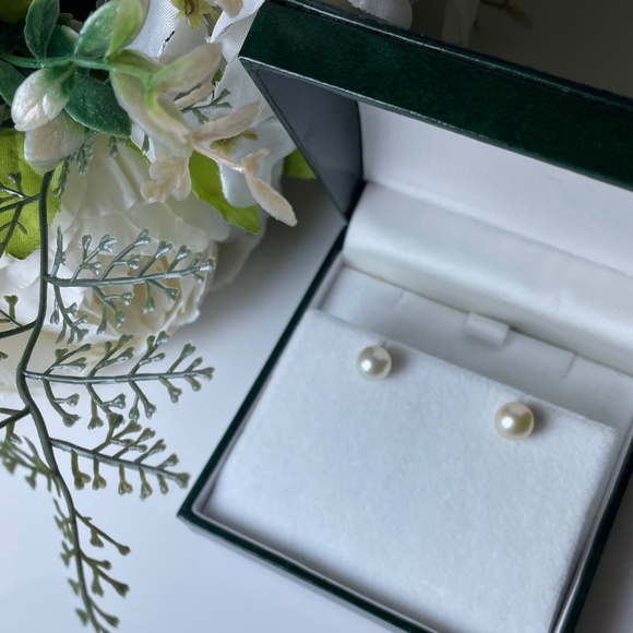 🌟HP🌟 14K Saltwater Cultured Pearls | 8.20mm APPRAISED - Picture 14 of 14